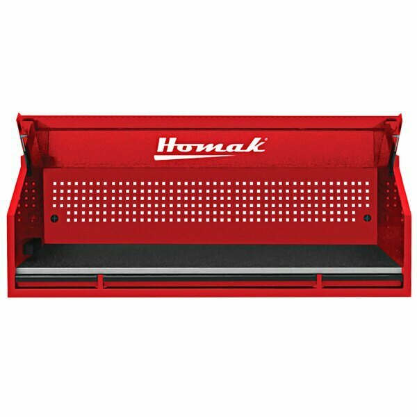 Homak RS Pro 72'' Red 3-Drawer Hutch RD02072010 571RD02072010